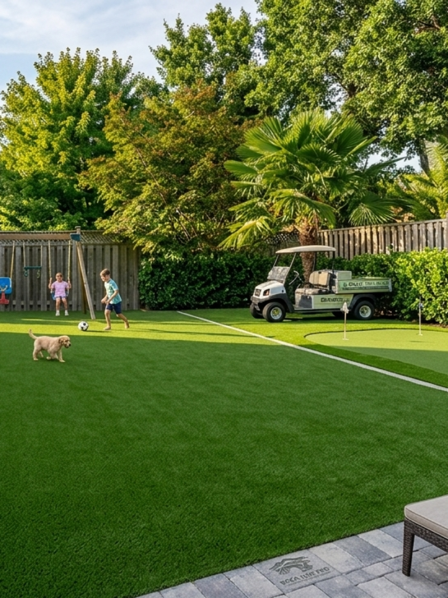Custom Residential Putting Green Boca Raton